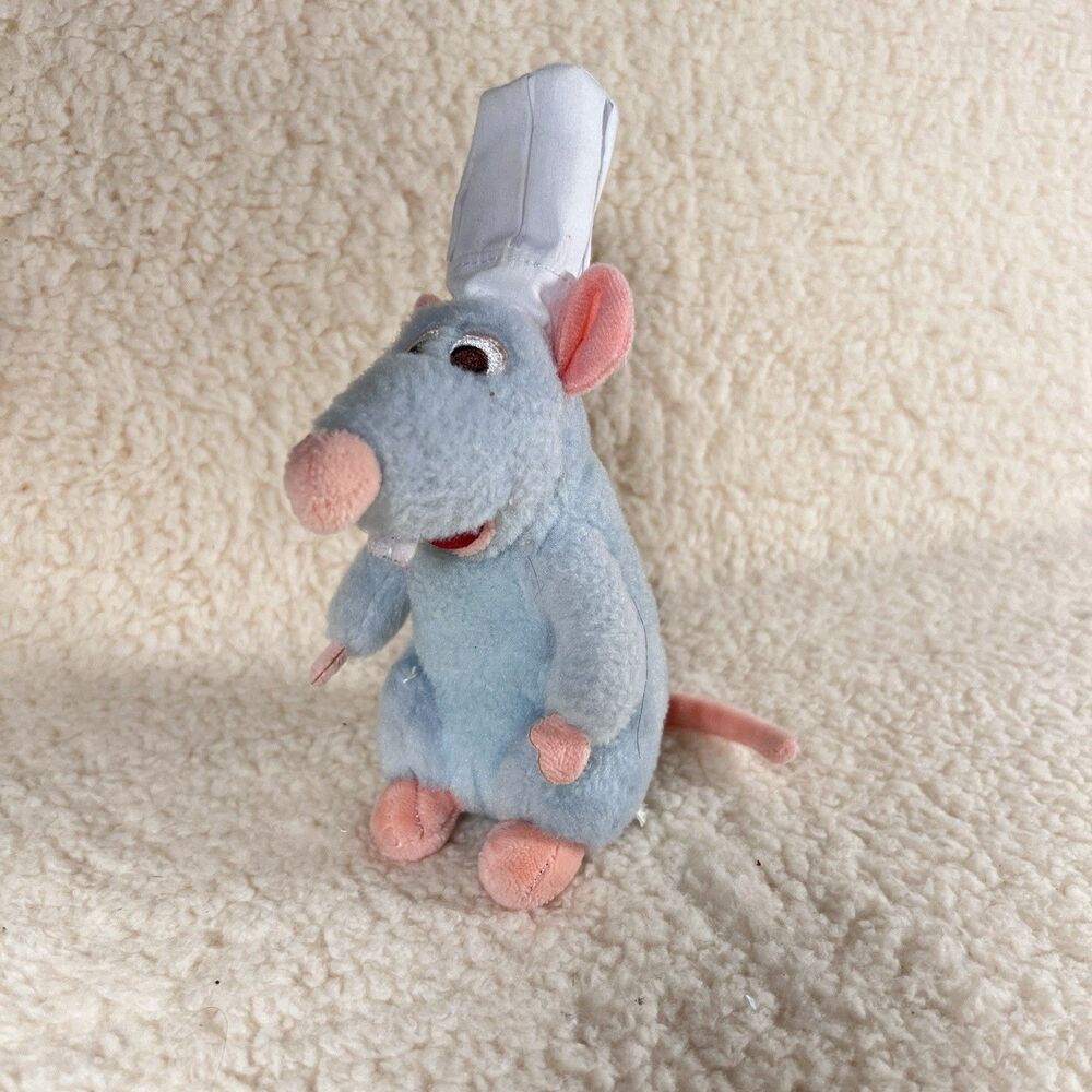 Disney Store Ratatouille Chef Remy Magnetic Shoulder Plush Toy